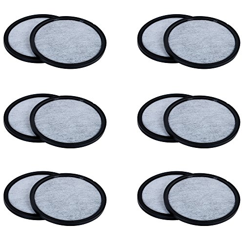 K&J 12-Pack of Compatible Mr. Coffee Water Filter Discs