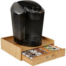 K-Cup Single Serve Coffee Pod Storage Drawer with Lip Panel