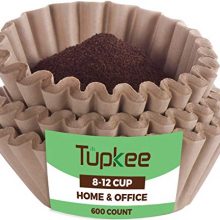 Tupkee Coffee Filters 8-12 Cups - 600 Count