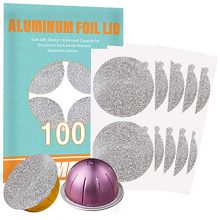 CAPMESSO Aluminum Foils Lids to Reuse Vertuoline Capsules