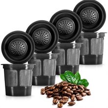 K&J Reusable Filter Cups Compatible with Keurig 1.0 K-Cups