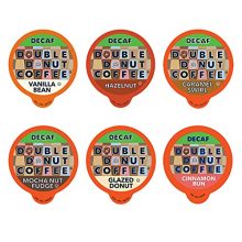 Keurig K Cups Mocha Nut Fudge, Vanilla Bean Decaf Flavored Coffee Variety Pack