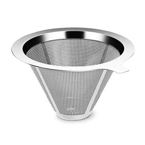 Stainless Steel Coffee Filter,Reusable Drip Mesh Coffee Filter