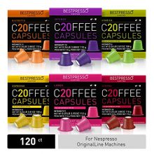 Nespresso Original Machine 120 pods Certified Genuine