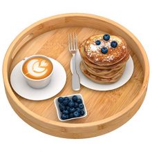 Zhuoyue Round Serving Tray with Handles