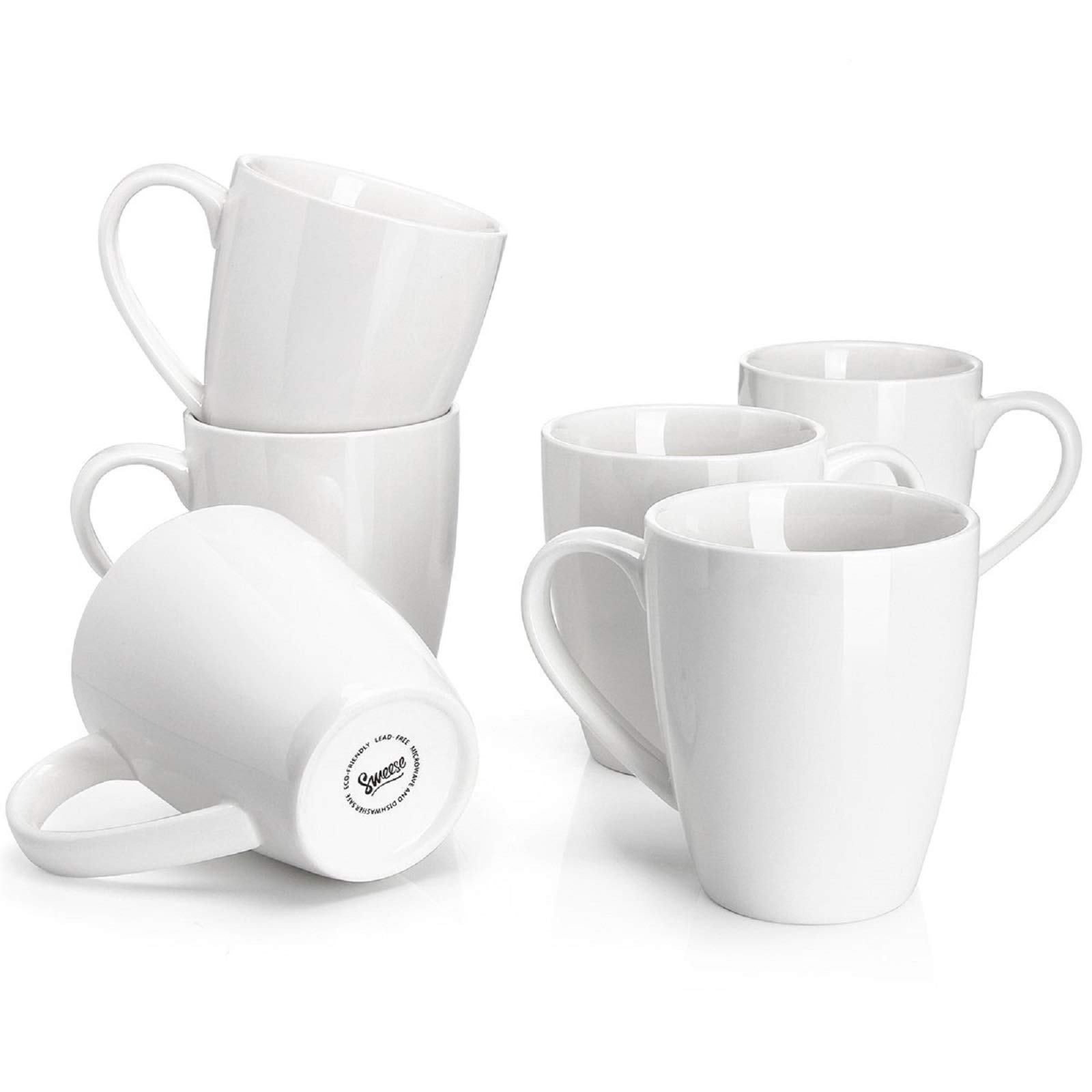 Sweese Porcelain Mugs, Set of 6