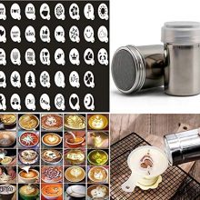 38 Coffee Decorating Stencil Barista Templates