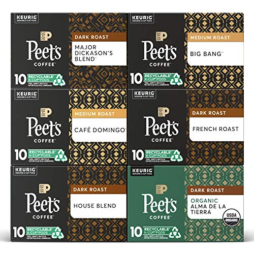 Peet’s Coffee Bestsellers Variety Pack K-Cup Coffee Pods