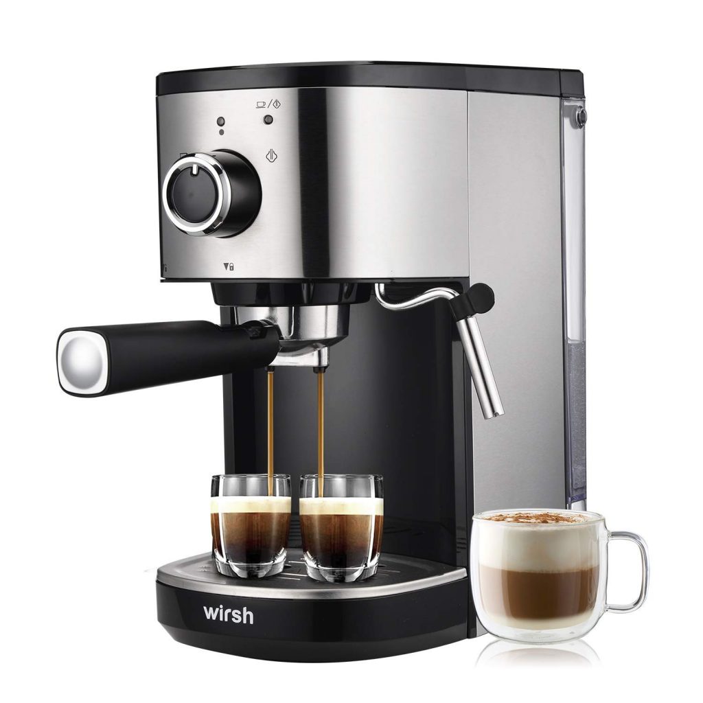 Wirsh Espresso Machine, 15 Bar Espresso Maker