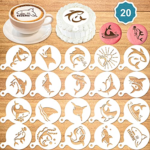 Konsait 20Pack Cookies Stencil Templates Decoration