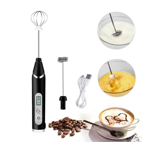 Coffee Milk Frother Handheld