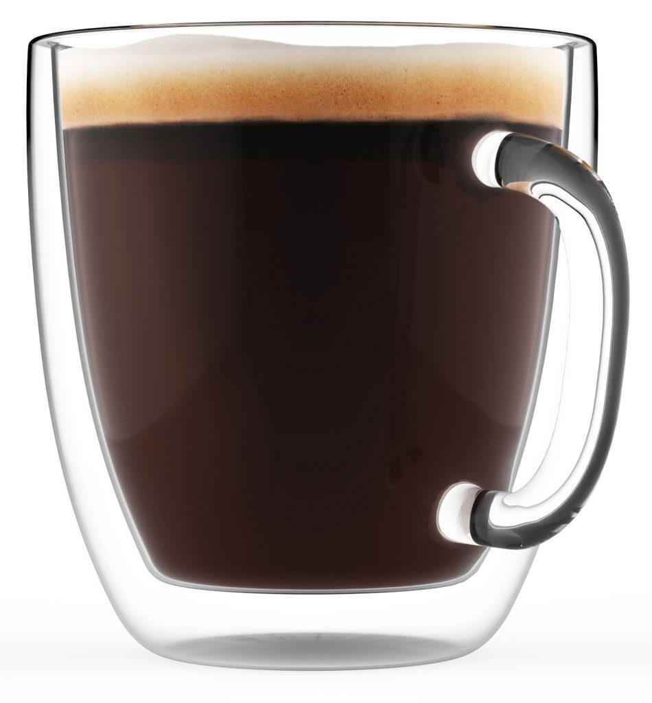 Double Wall Glass Set Large Coffee Mug