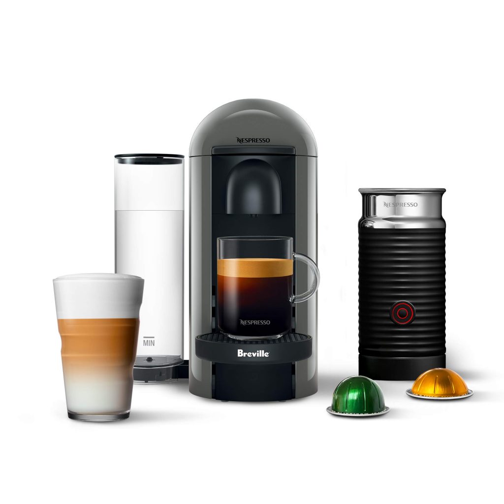 Breville VertuoPlus Coffee and Espresso Machine, Grey