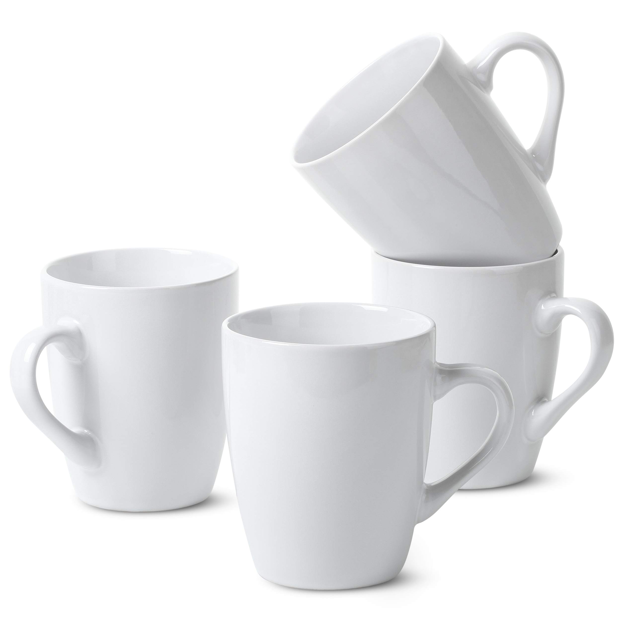 BTaT- White Coffee Mugs, Set of 4
