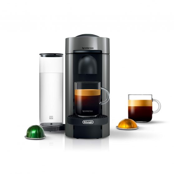 Nespresso VertuoPlus Coffee and Espresso Machine by De'Longhi