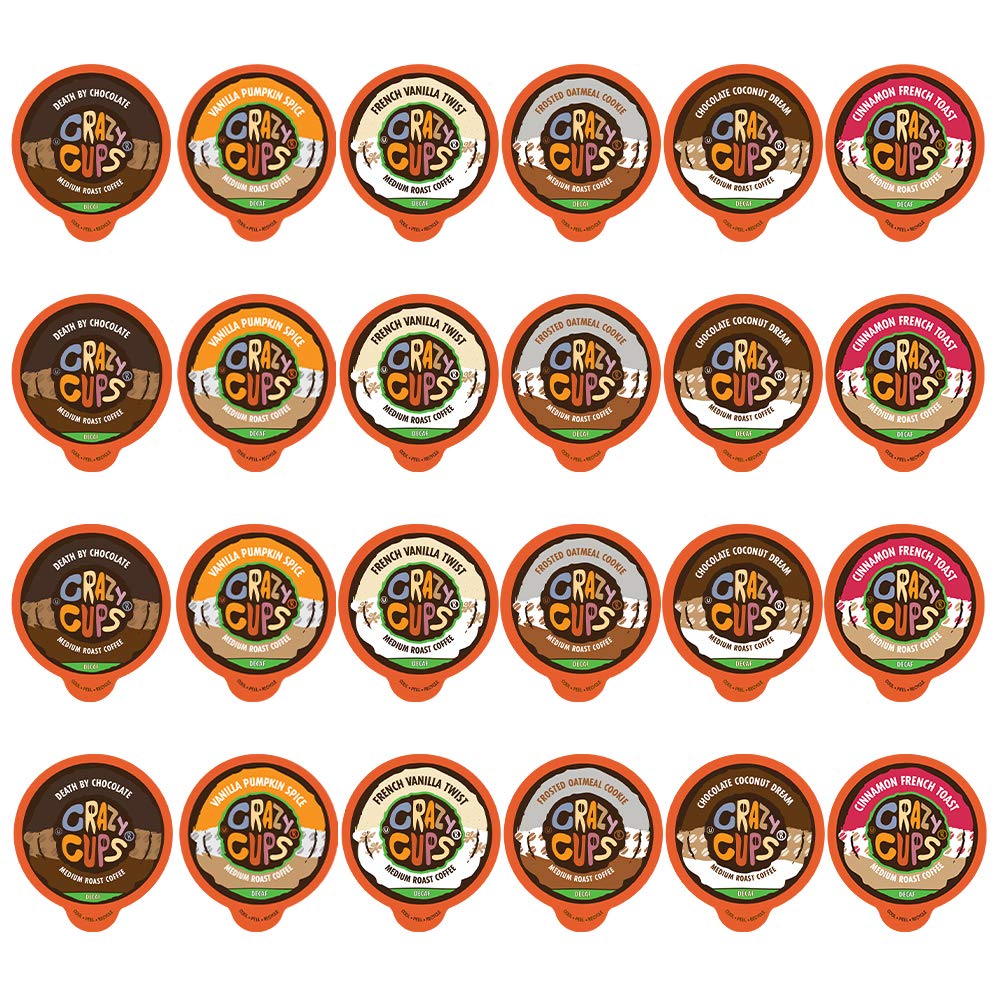Hot or Iced Flavored Decaf Coffee Pods