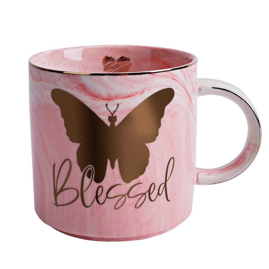 Butterfly Gifts Blessed Christian Coffee Mug for Women