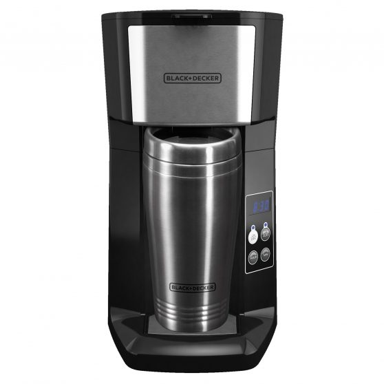 Programmable Single Serve Coffee Maker with Travel Mug