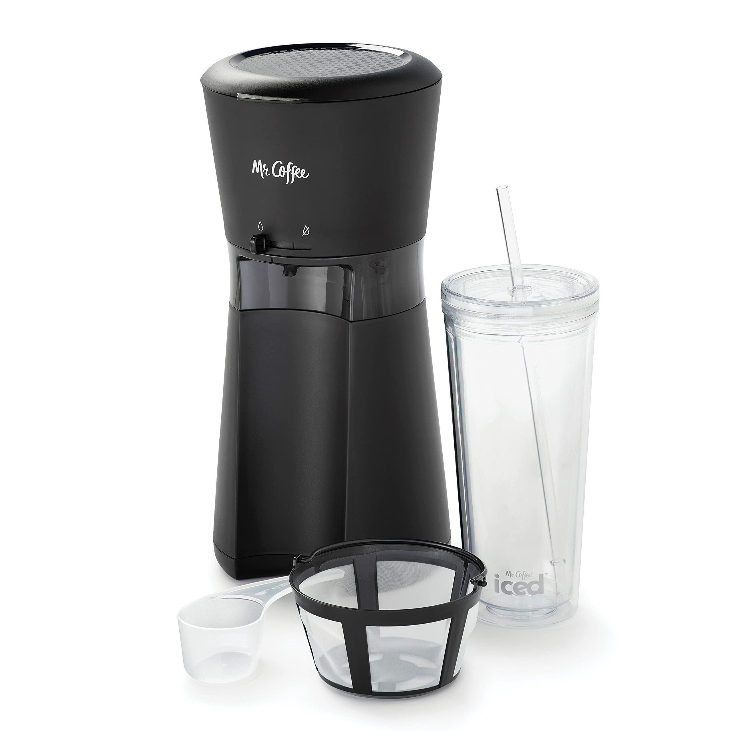 Coffee Maker with Reusable Tumbler and and Coffee Filter