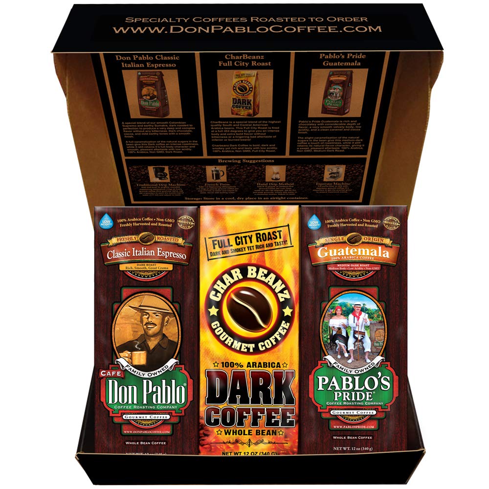 Don Pablo Coffee Sampler Box - Whole Bean Coffee 12oz