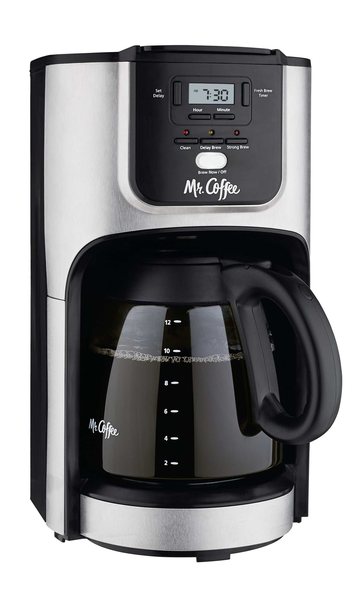 Programmable Coffee Maker with Brew Strength Selector