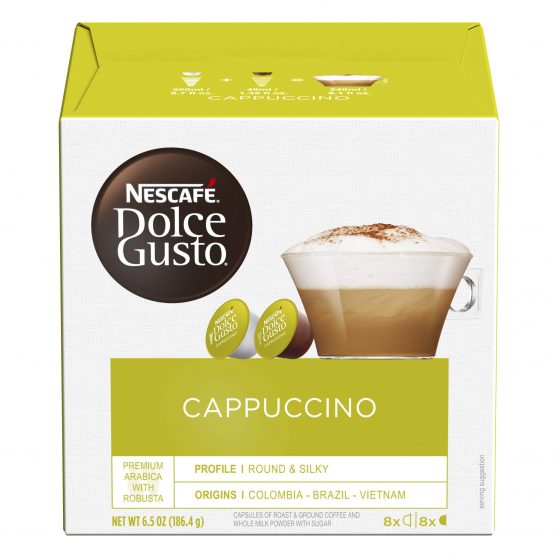 Nescafe Dolce Gusto Coffee Pods, Cappuccino