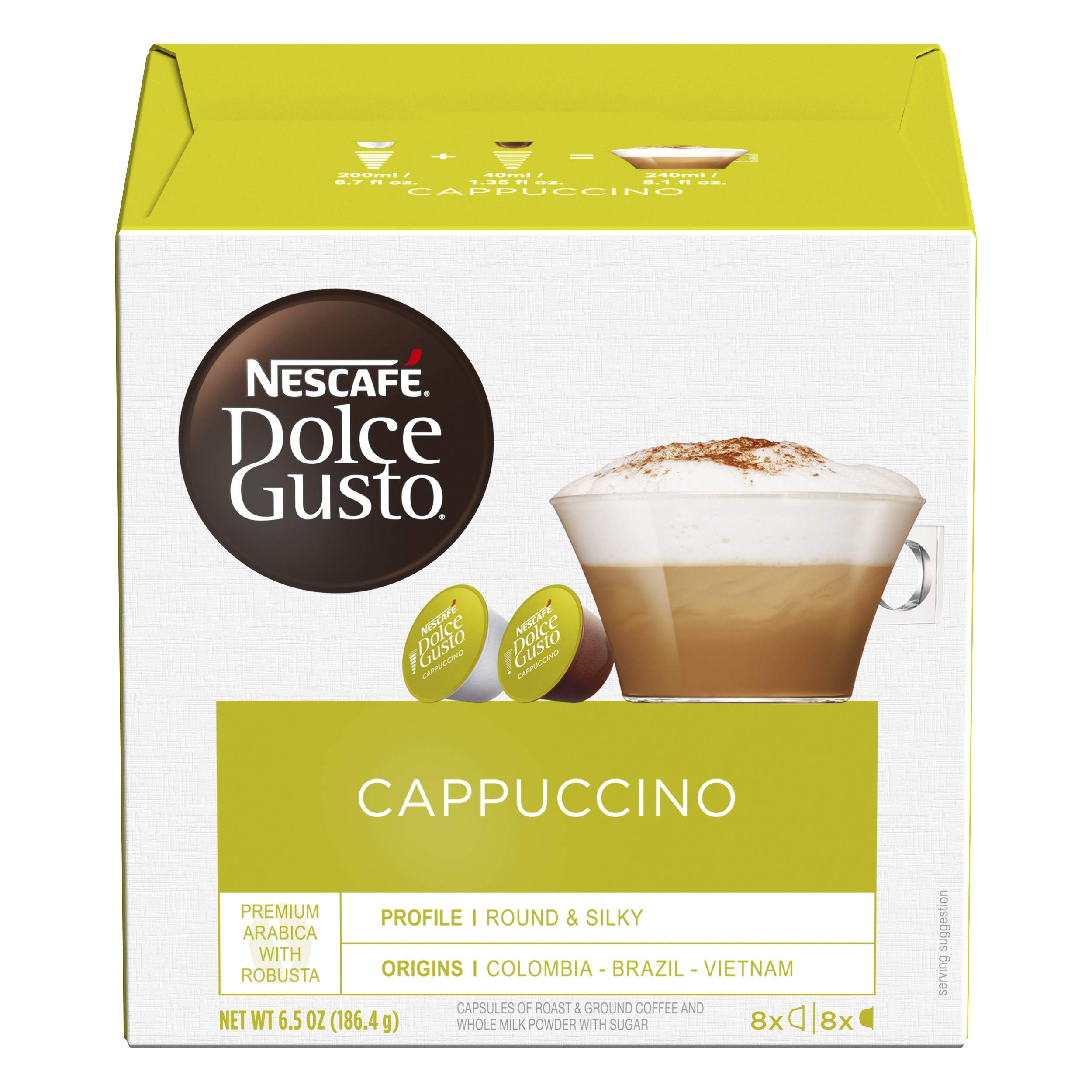 Nescafe Dolce Gusto Coffee Pods, Cappuccino