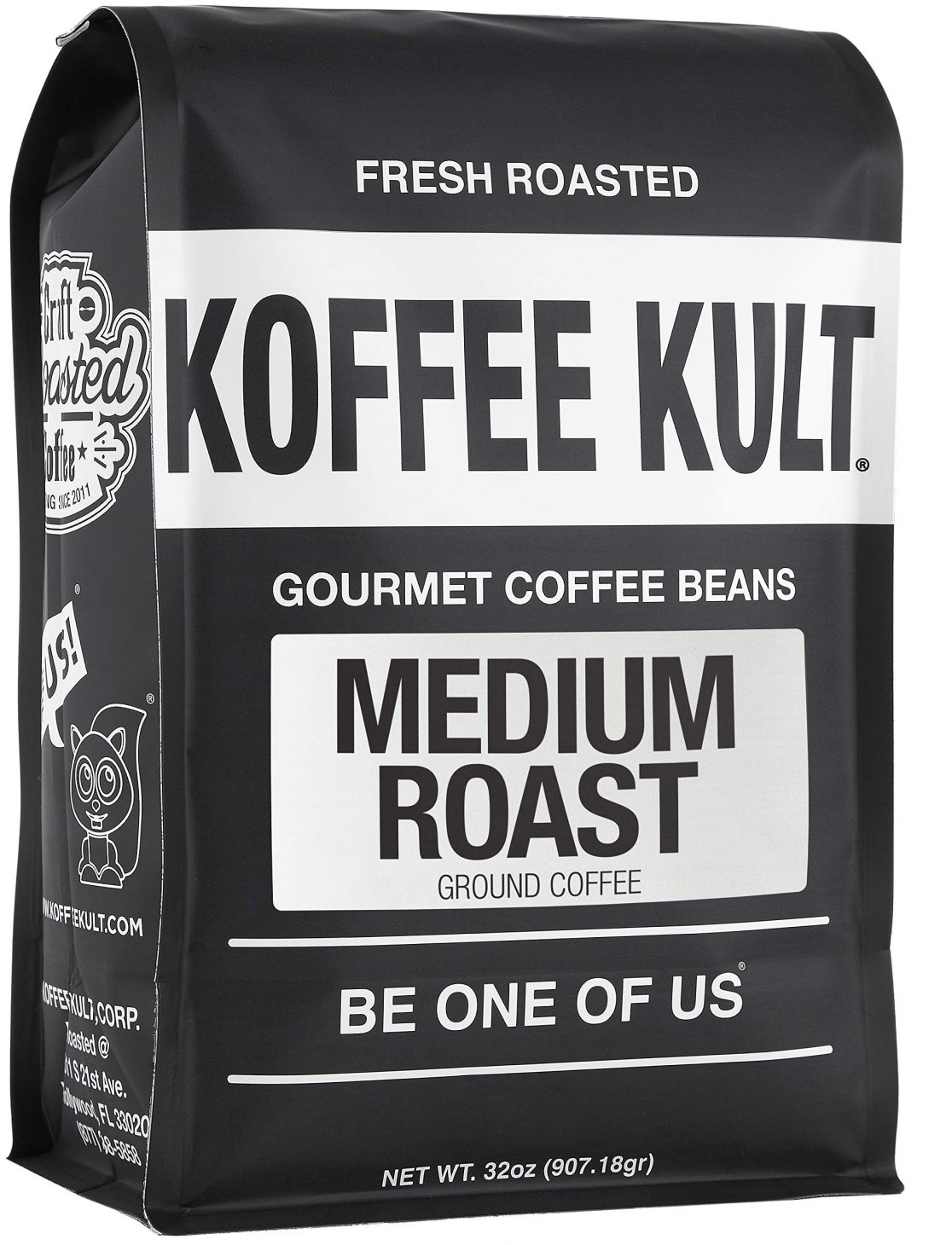 Medium Roast Coffee Ground 100% Gourmet Arabica