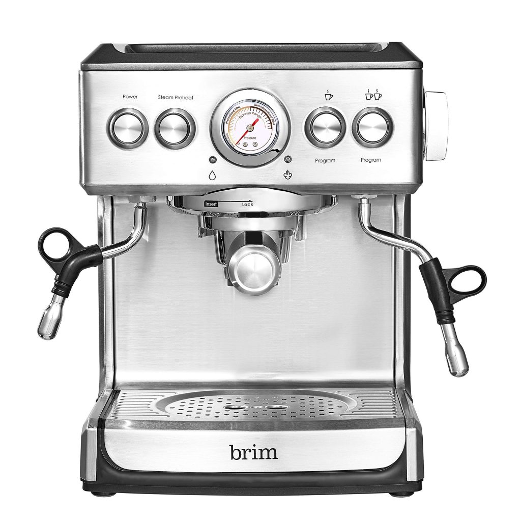 Brim 19 Bar Espresso Machine, Fast Heating Cappuccino