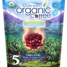 Earth Organic Decaf Whole Bean Coffee Medium Dark Roast