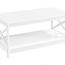 Coffee Table with Storage Shelf