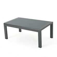 Christopher Knight Home Cape Coral Outdoor Aluminum Coffee Table