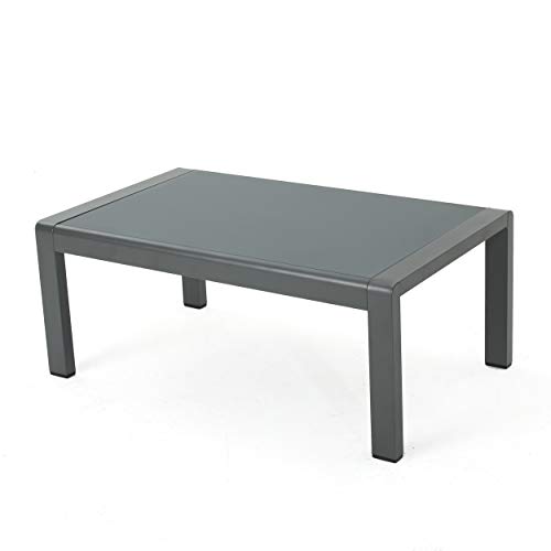 Christopher Knight Home Cape Coral Outdoor Aluminum Coffee Table