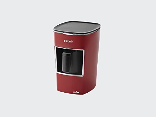Automatic Turkish Coffee Machine for 3 People (Red)