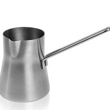 Turkish Arabic Coffee Maker Pot, Brushed Stainless Steel