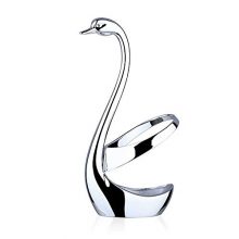 Coffee Teaspoon Swan Base Spoon Fork Holder
