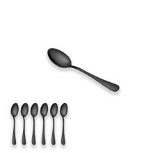Berglander Black Titanium Gold Plated Stainless Steel Coffee Spoon