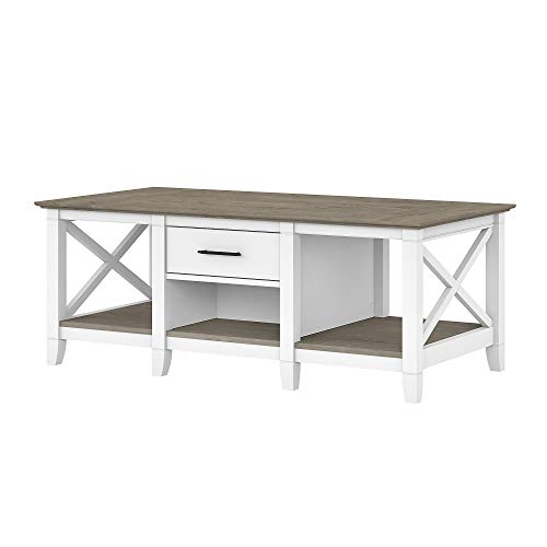 Pure White and Shiplap Gray Coffee Table