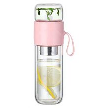 Travel Mug with Strainer Tea Bottle for Loose Leaf Tea