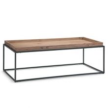 SIMPLIHOME Carter SOLID ACACIA WOOD Coffee Table