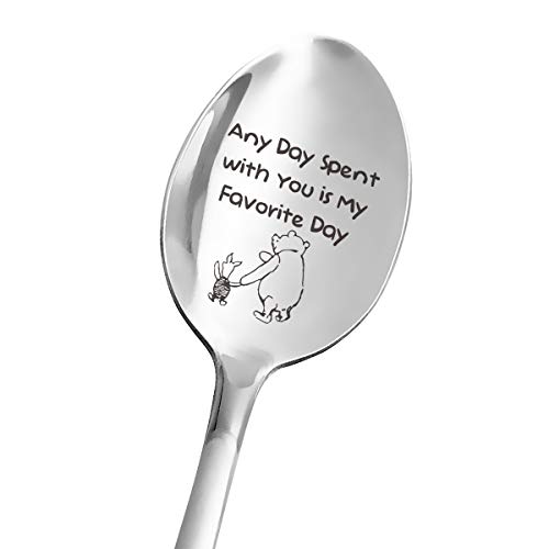Funny Spoon Engraved Stainless Steel for Women Men