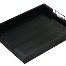 Coffee Serving Tray with Metal Handles