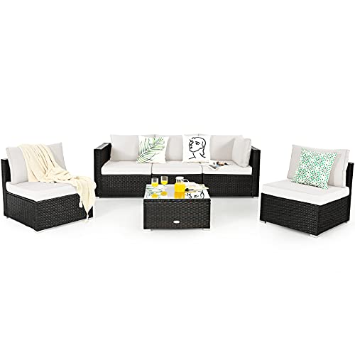Tangkula 6 Pieces Patio Furniture Set
