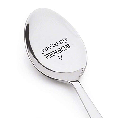 Engraved Message Spoon - coffee or tea spoon