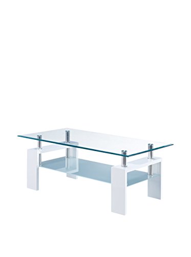 Global Furniture Clear/Frosted Occasional Coffee Table