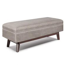 48 inch Wide Rectangular Coffee Table Storage Ottoman