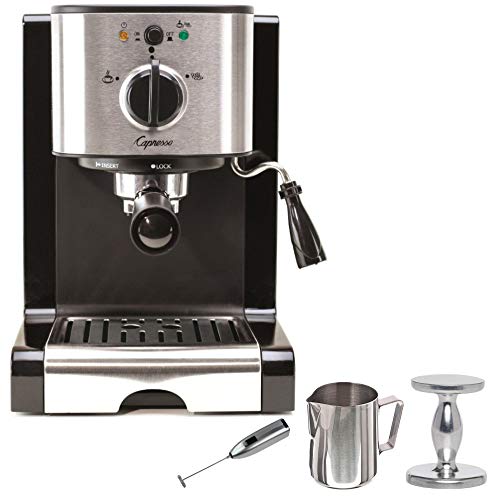Pump Espresso and Cappuccino Machine with Frother and Pitcher