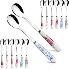 Ceramic Handle Stainless Steel Spoon Spoon