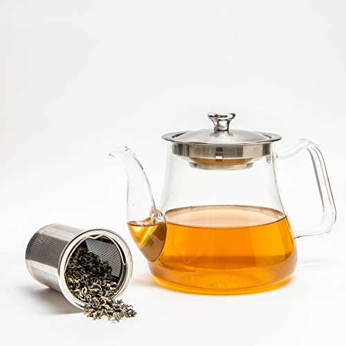 VAHDAM, Radiance- Glass Tea Pot with Infuser
