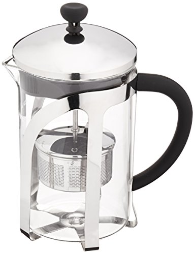 Ovente Glass Tea Maker with High Grade Removable Stainless Steel Infuser